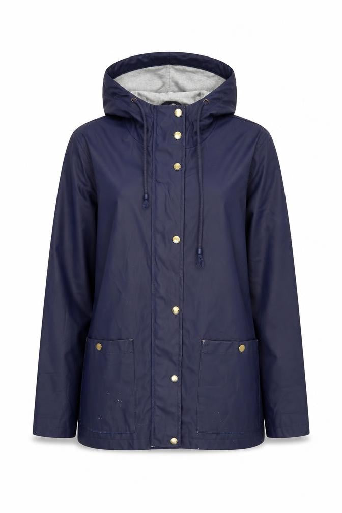 Womens UK Size 10 Regular Firetrap Blue Polyester Jacket
