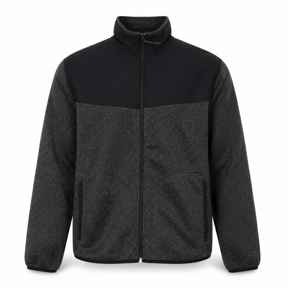 Front view of Headland Men's Black Medium Polyester Basic Jacket