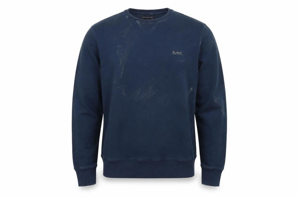 Mens UK L Regular Michael Kors Blue Pullover Sweatshirt