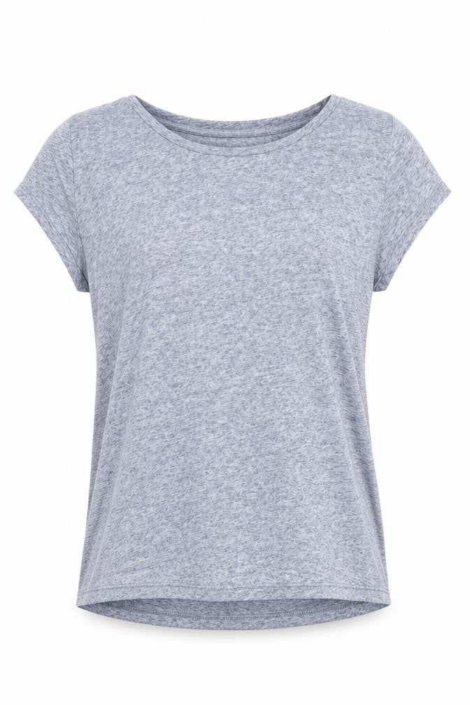 Front view of French Connection Grey Short Sleeve Men's T-Shirt S