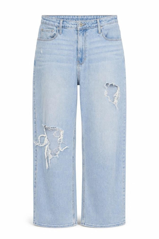 Hollister Women's Blue High-Rise Mom Jeans, Size 7