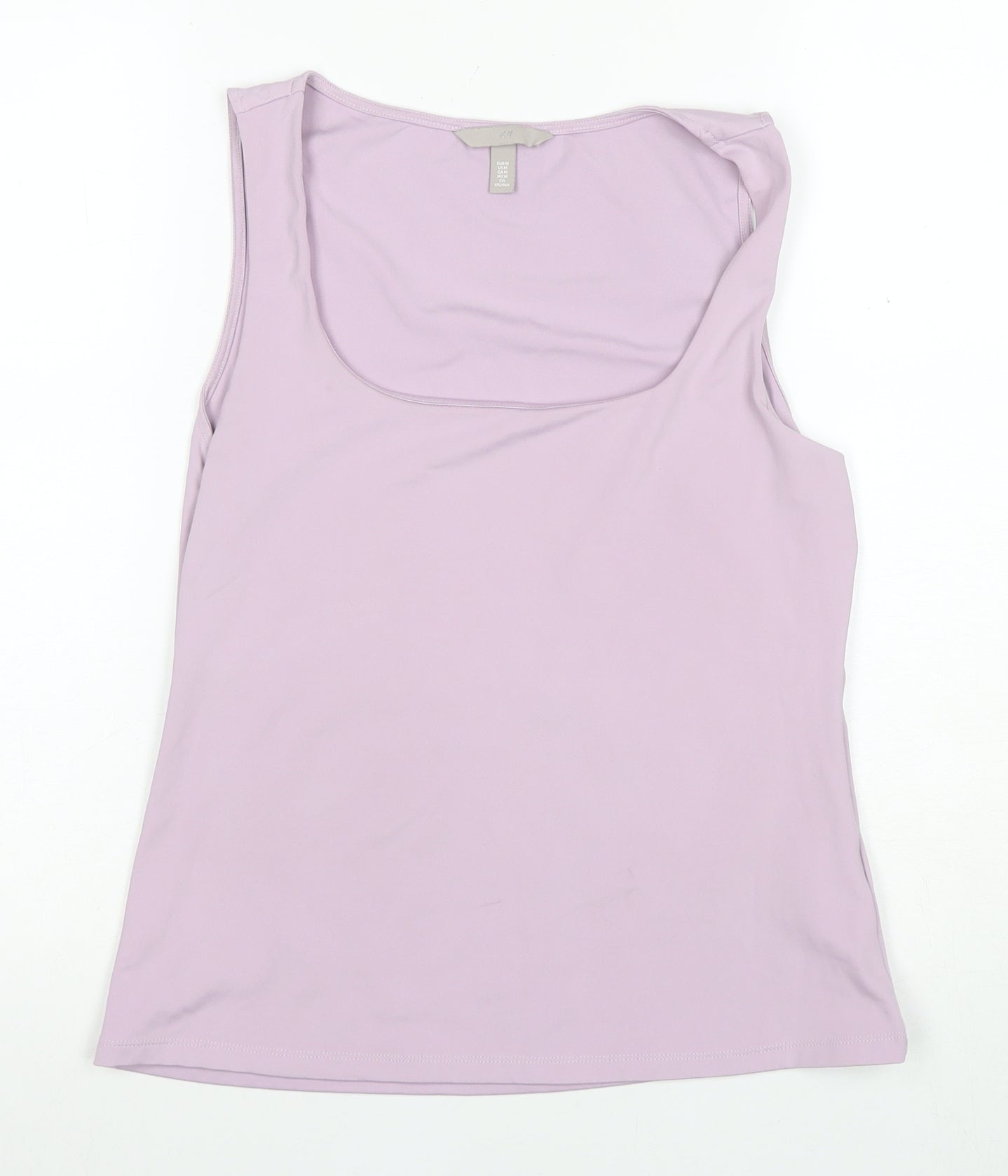 H&M Women's Purple Tank Top Size 12 Scoop Neck