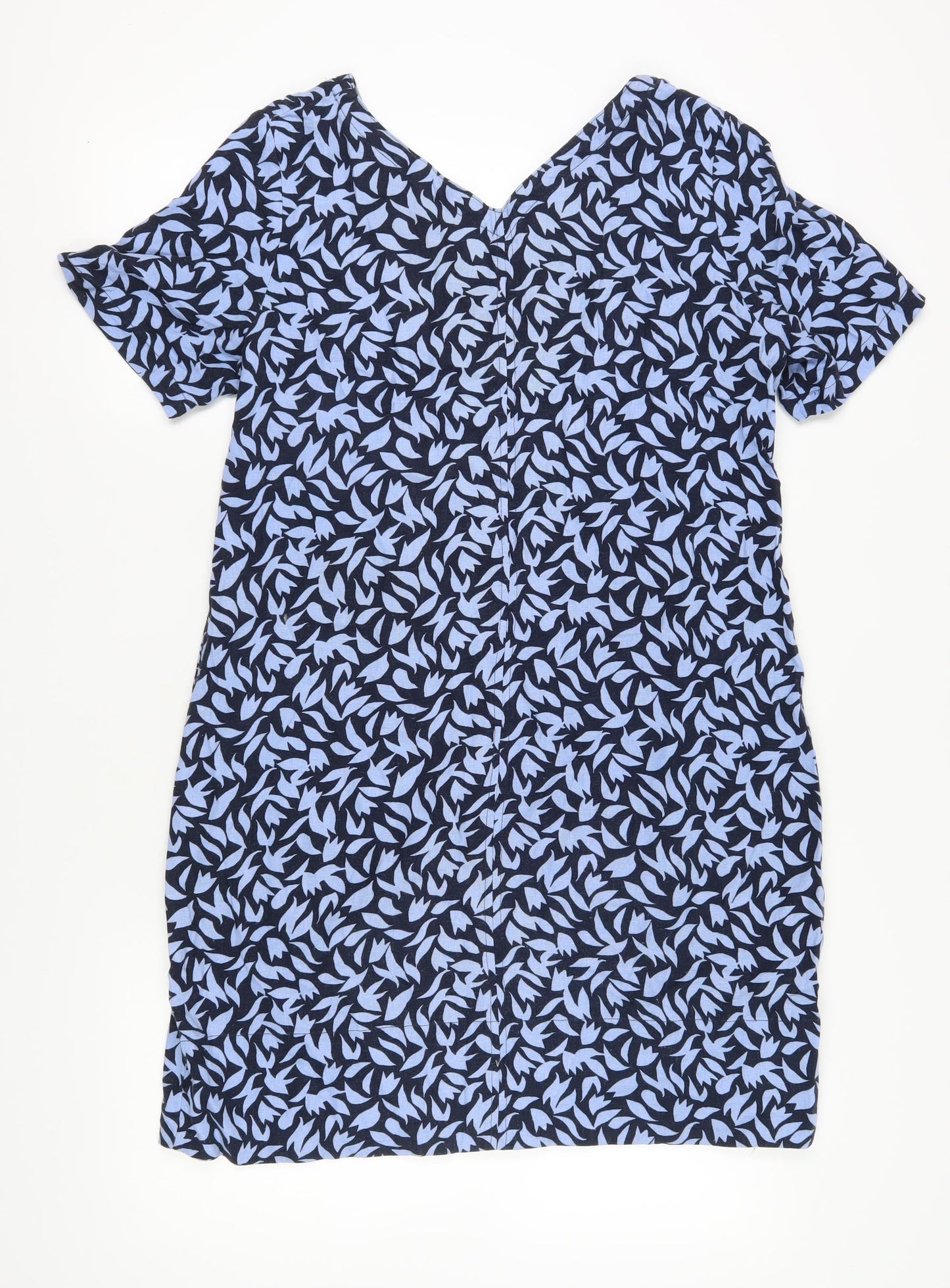 Marks and Spencer Women's Blue Floral Shirt Dress
