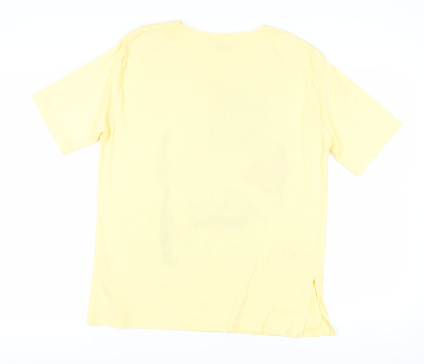 Poppy Unisex Yellow Dolphin T-Shirt M - Casual Summer Wear