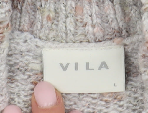 Vila Women's Multicoloured L Pullover Jumper