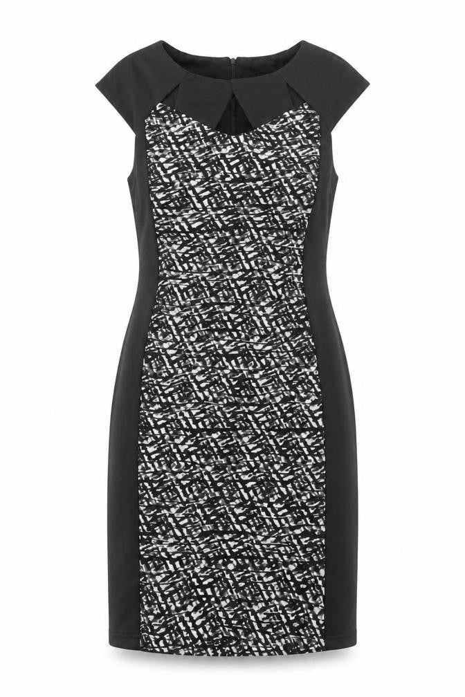 Klass Women's Black Sheath Dress Size 14, Party Chic