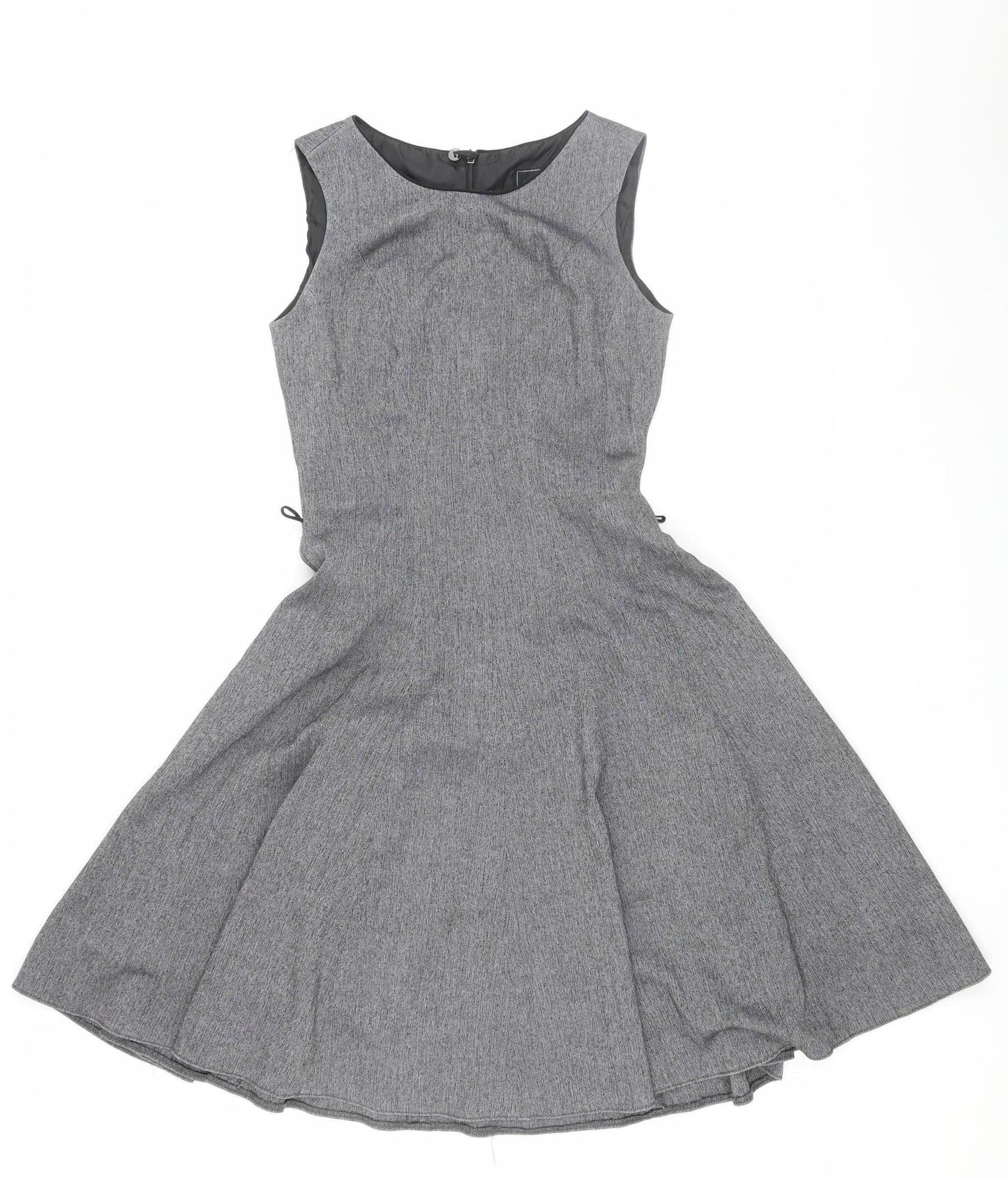 Next Women's Grey A-Line Sleeveless Dress UK 6