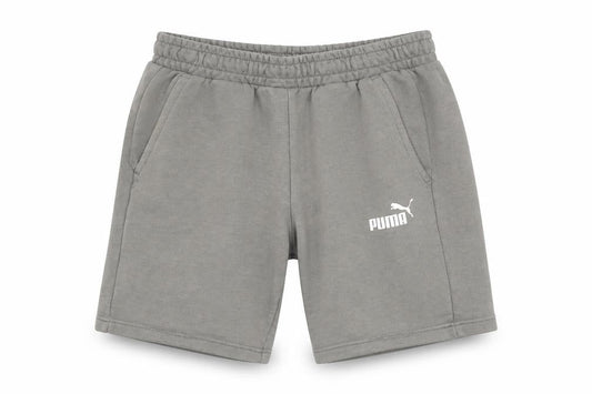 Front view of Puma Men's Grey XS Sweat Shorts Casual Style