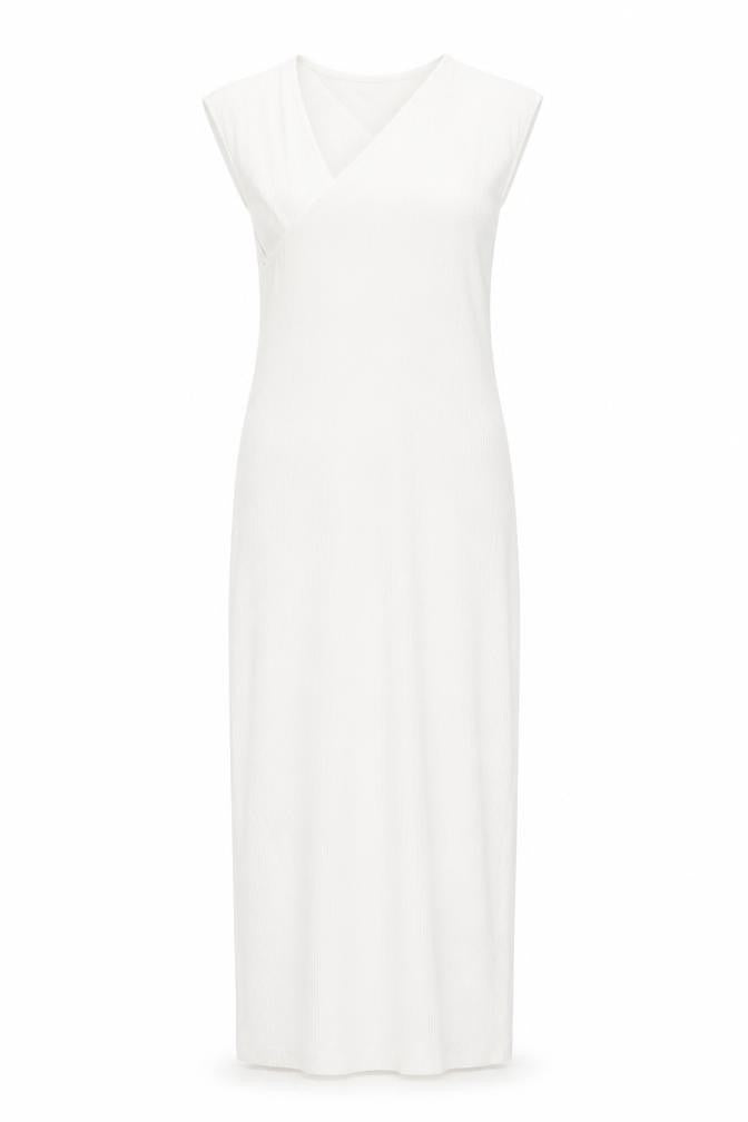 Zara Women's White Sheath Dress - M, Summer, Elegant