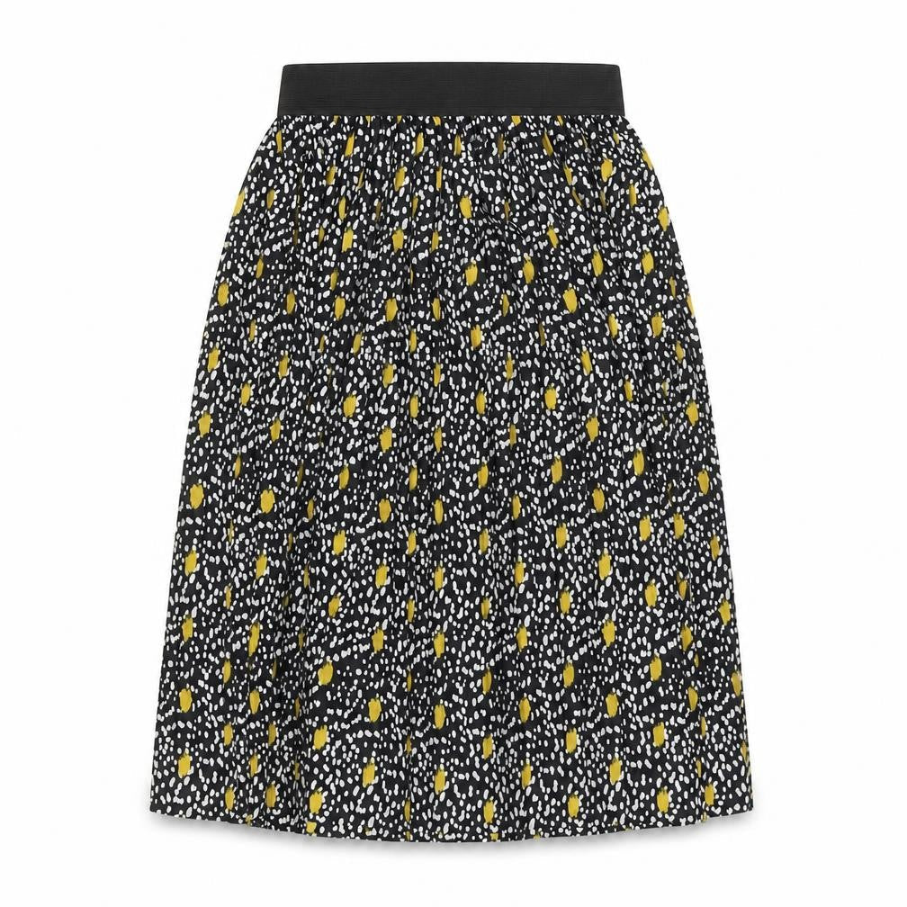 Front view of Jacqueline de Yong Women's Multicoloured XS Pleated Skirt
