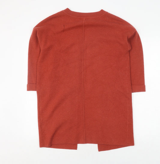Monsoon Women's Red Coatigan - Size S, Mid-Length