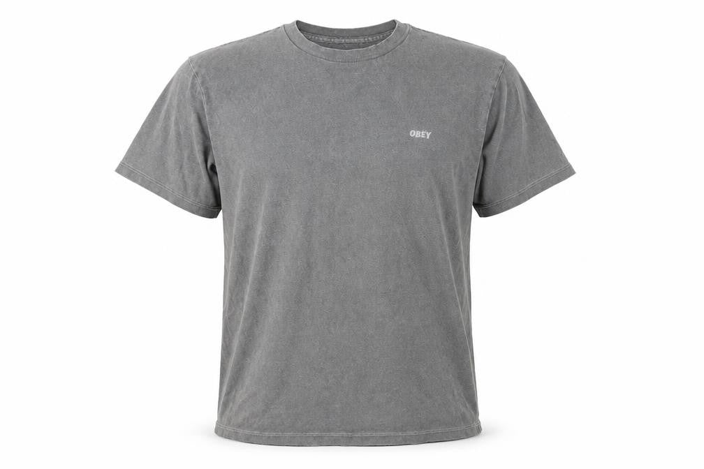 Obey Men's Grey Art Graphic T-Shirt M Regular Fit