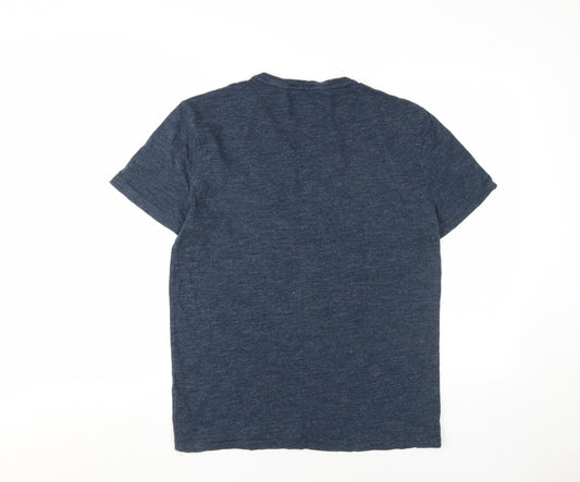 Ralph Lauren Men's Blue M V-Neck Slim Fit T-Shirt