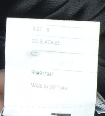 Dessy Collection Women's Black A-Line Dress Size 8