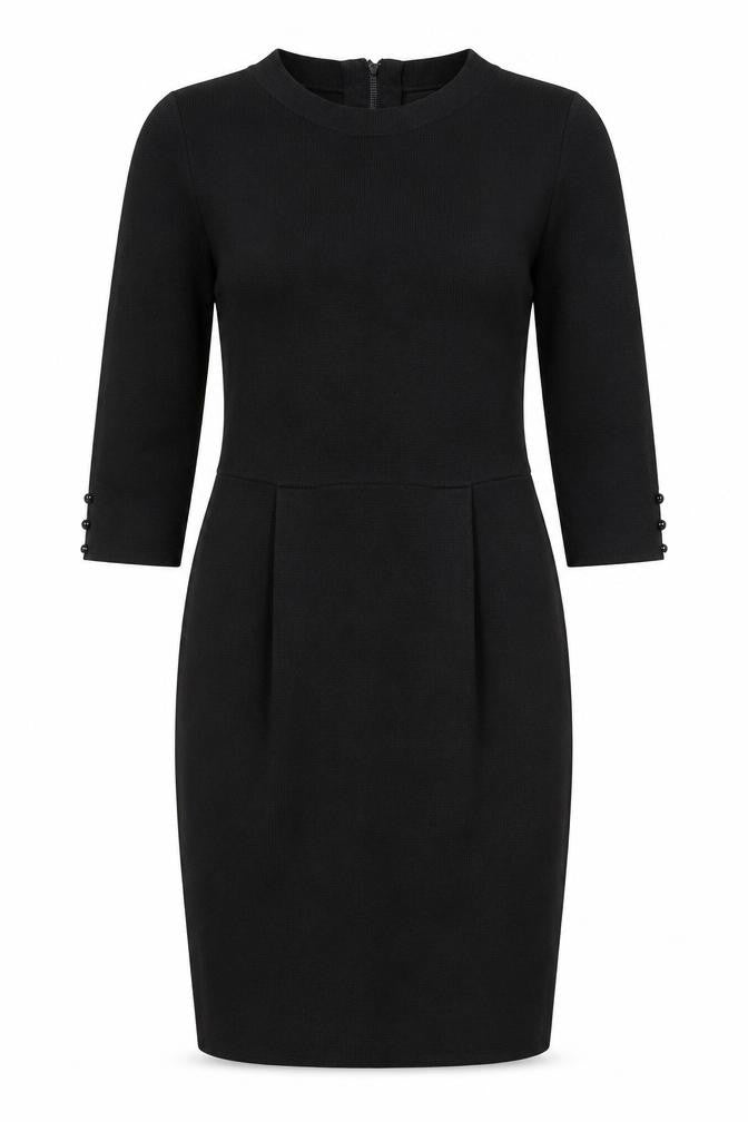 Clements Ribeiro Women's Black Sheath Dress Size 12