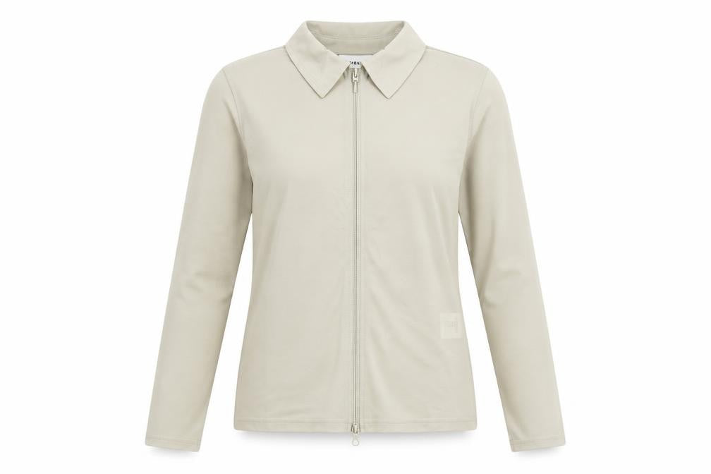 Unisex Adultss UK Size M Weekday Beige Polyester Button-Up