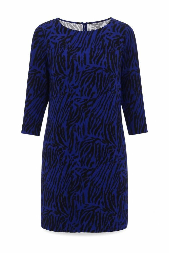 Marks and Spencer Women's Blue Animal Print Shift Dress