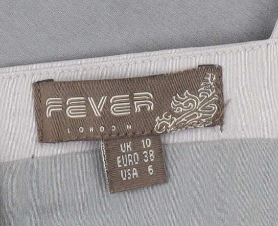 Fever Women's Grey Pencil Dress Size 10