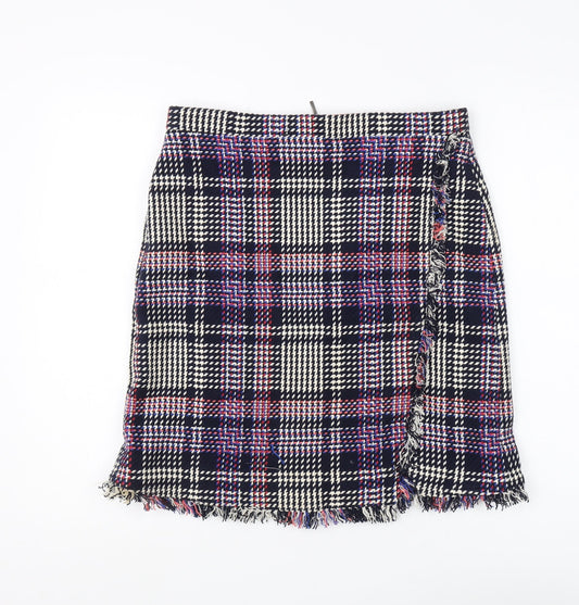 Marks and Spencer Women's Check Pencil Skirt Size 12