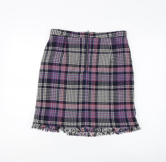 Marks and Spencer Women's Check Pencil Skirt Size 12