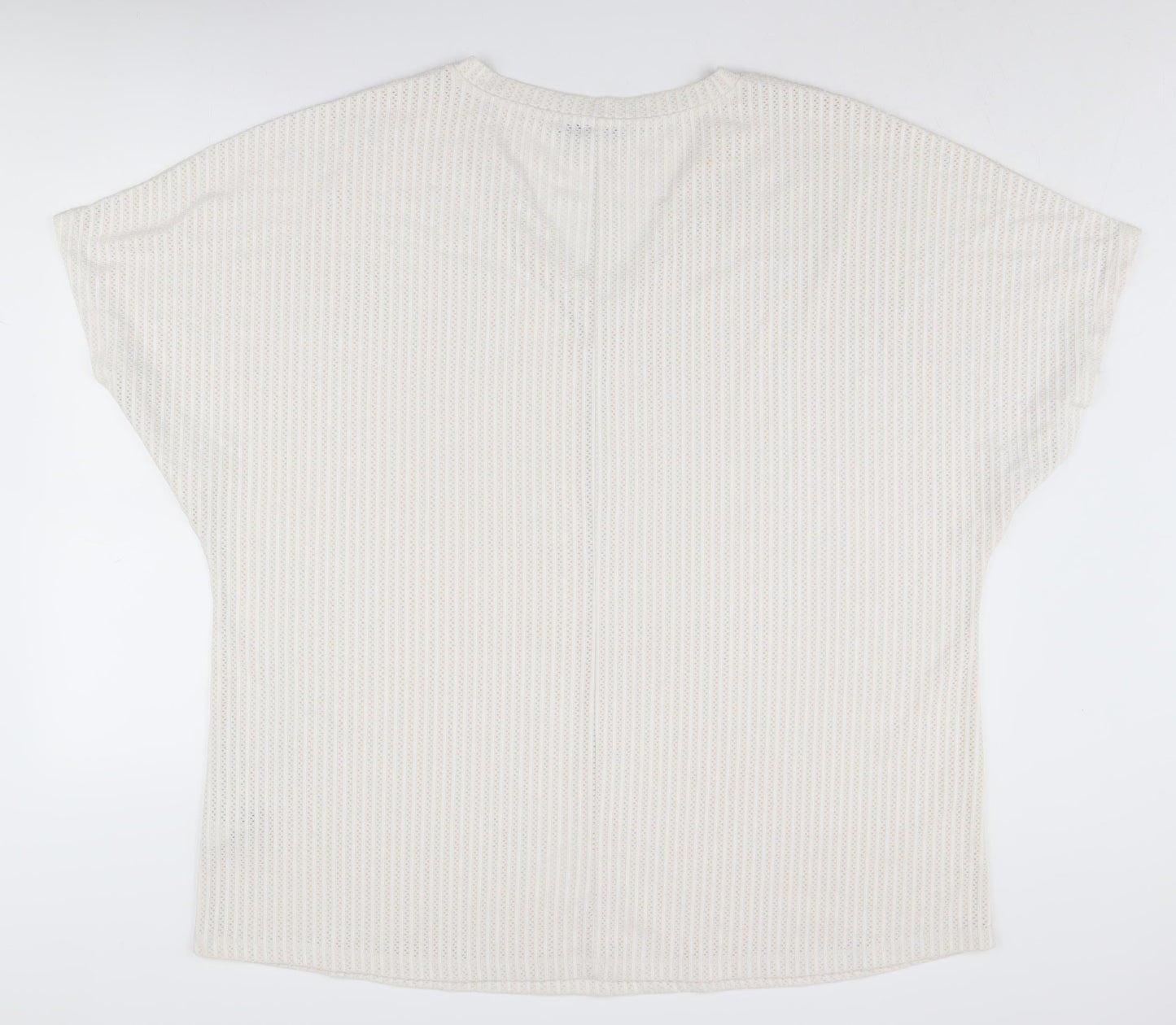 By Very Women's Beige V-Neck Blouse Size 20
