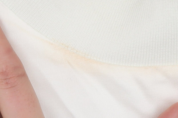 Zara Women's White Mock Neck T-Shirt, Size S