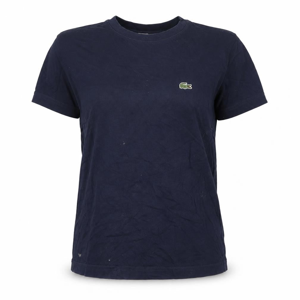 Lacoste Womens Blue 16 Basic T-Shirt Short Sleeve