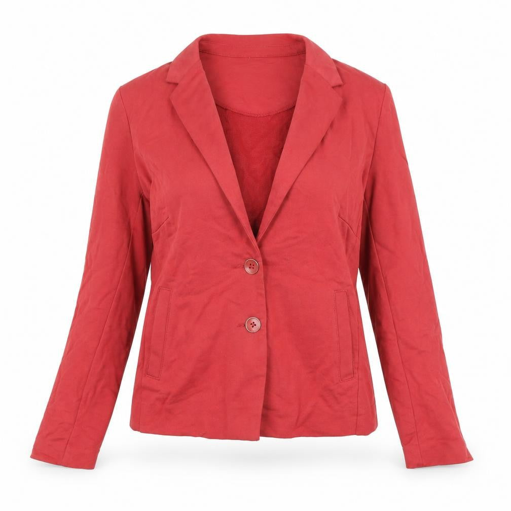 Sandwich Women's Red Blazer XS, Cotton, Classic Style