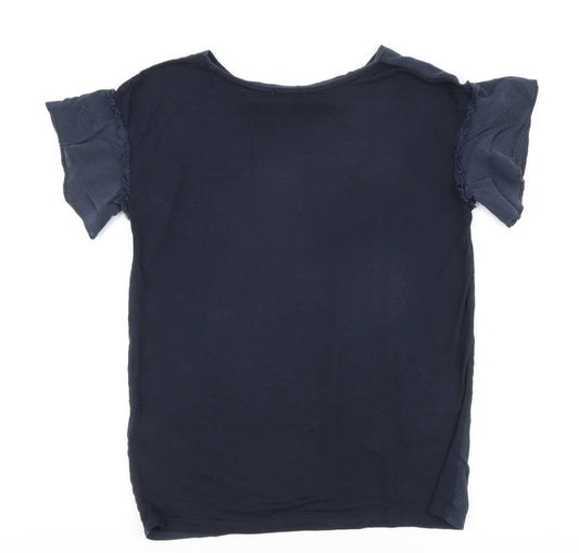 Reiss Women's Blue XS Basic T-Shirt