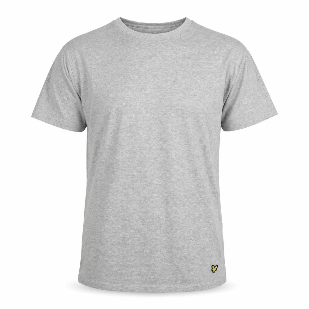 Mens UK Size M Lyle & Scott Grey  Cotton Blend T-Shirt