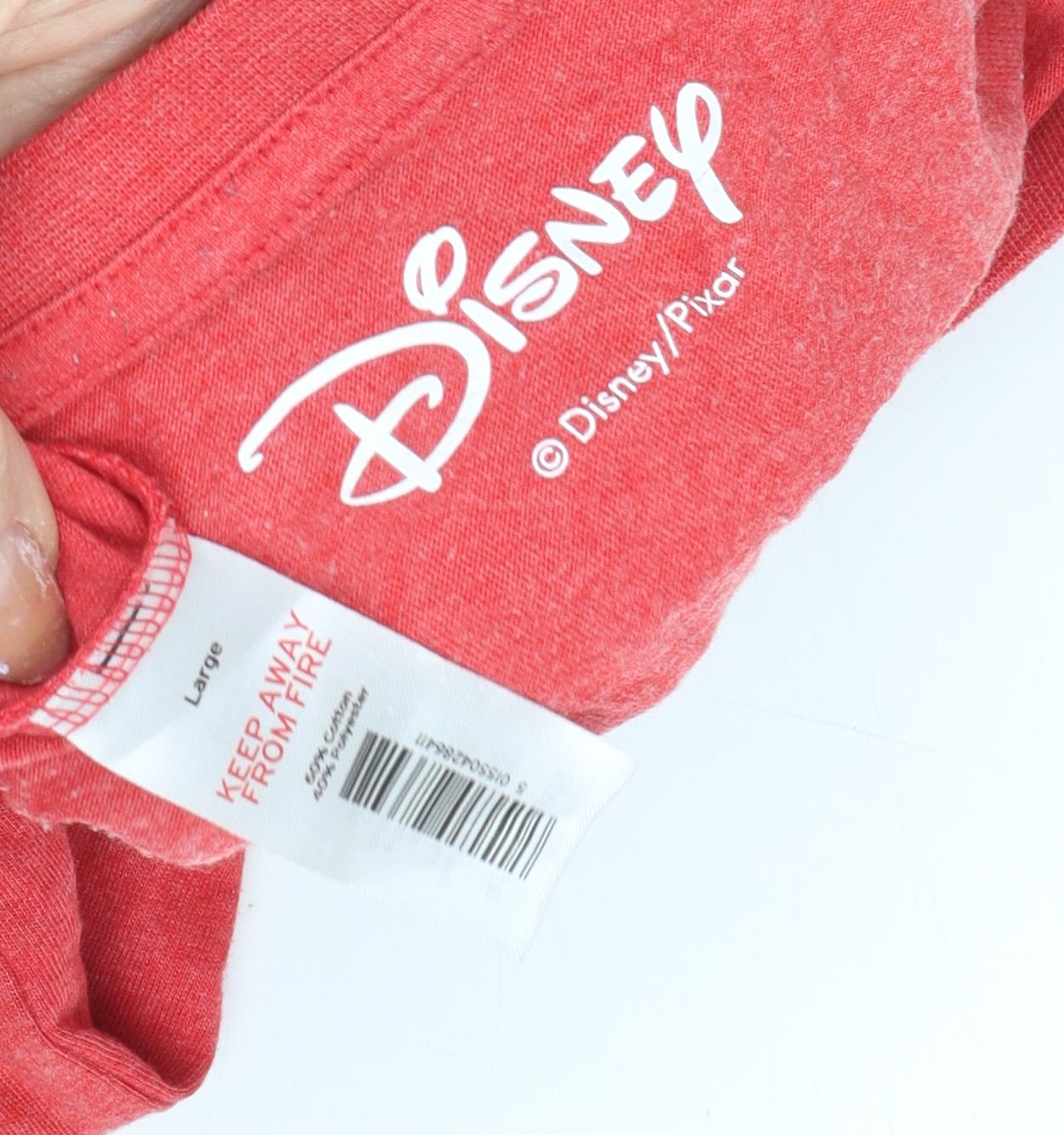 Disney Men's Red The Incredibles T-Shirt, Large