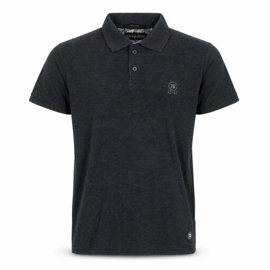 Crosshatch Men's Grey Polo M Short Sleeve