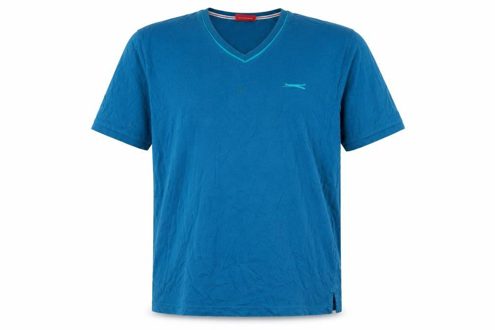 Mens UK Size L Slazenger Blue  Cotton T-Shirt