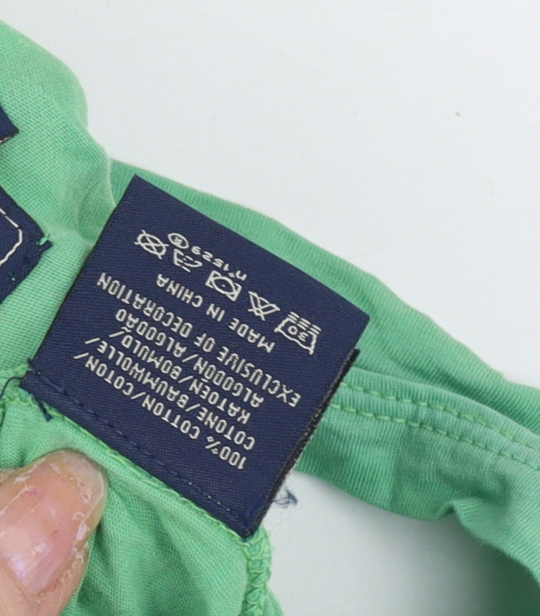 Polo Jeans Company Men's Green Sleeveless T-Shirt M