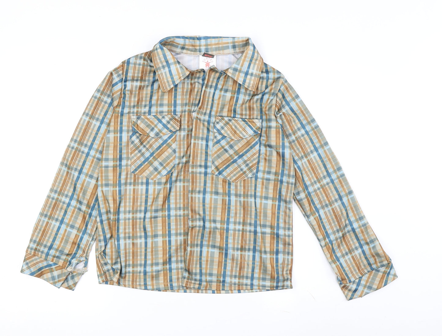 Stranger Things Unisex Multicoloured Check Shirt L