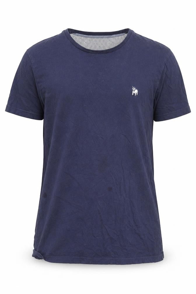 Spitalfields Men’s Blue Large Crew Neck T-Shirt