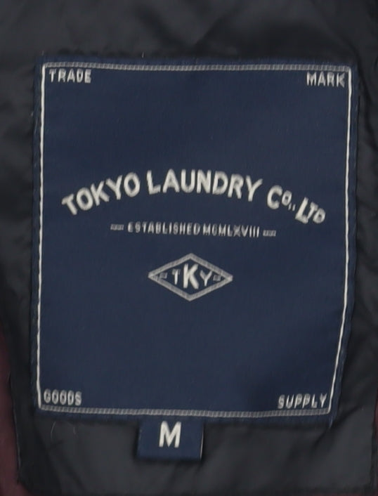 Tokyo Laundry Men's Black Puffer Jacket Size M