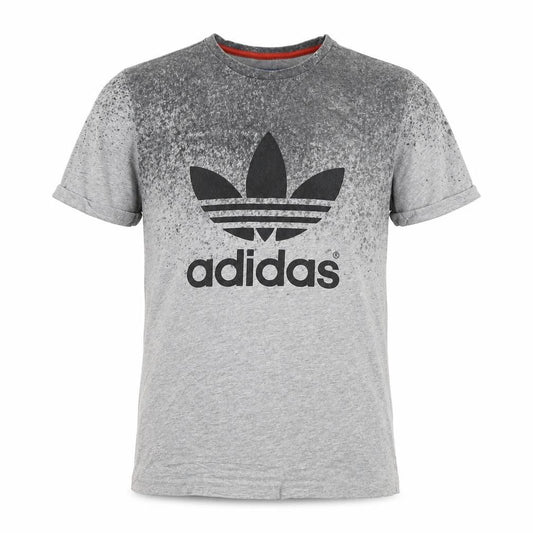 Mens UK Size 12 adidas Grey  Cotton Blend T-Shirt