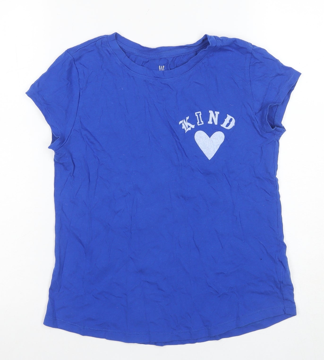 GAP Girls Blue XL Kind T-Shirt, Short Sleeve