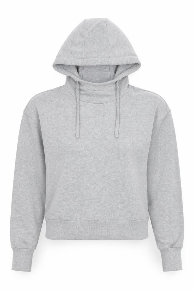 Unisex Adults UK 8 Regular USA Pro Grey Pullover Hoodie