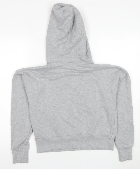 Unisex Adults UK 8 Regular USA Pro Grey Pullover Hoodie