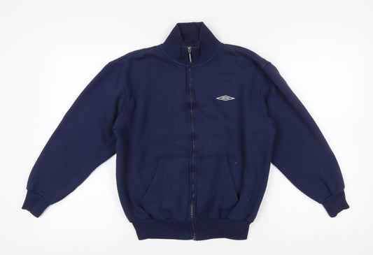 Umbro Boys Blue Full Zip Sweatshirt - Size S