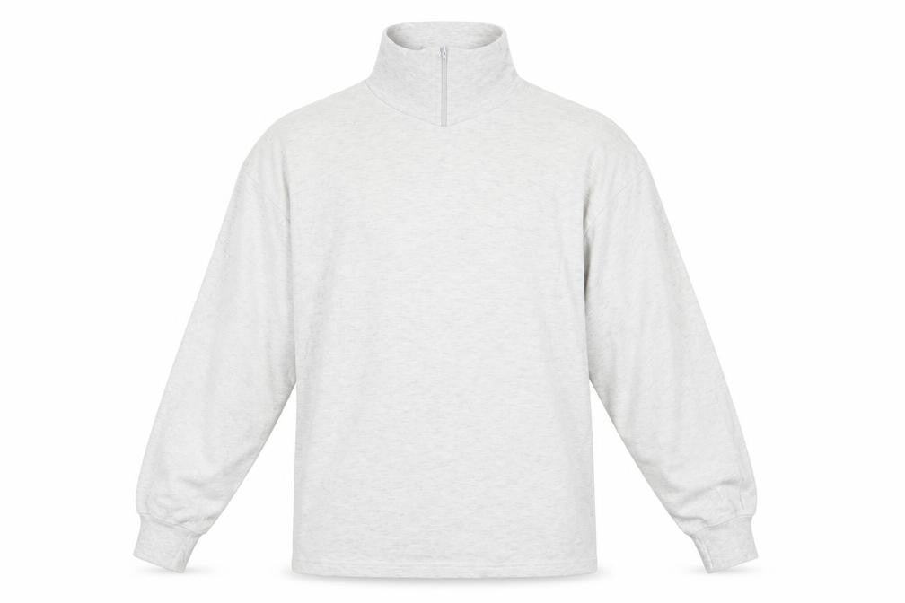Mens UK L Regular Donnay White Pullover Sweatshirt