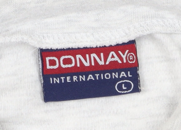 Donnay Men's White Pullover Sweatshirt L Lightweight