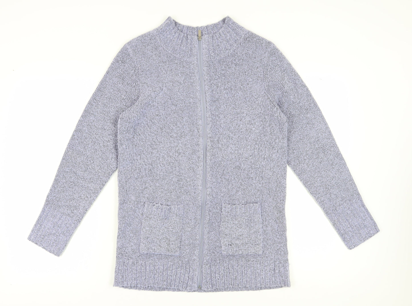 Julipa Women's Grey Full Zip Jumper, Size 12/14