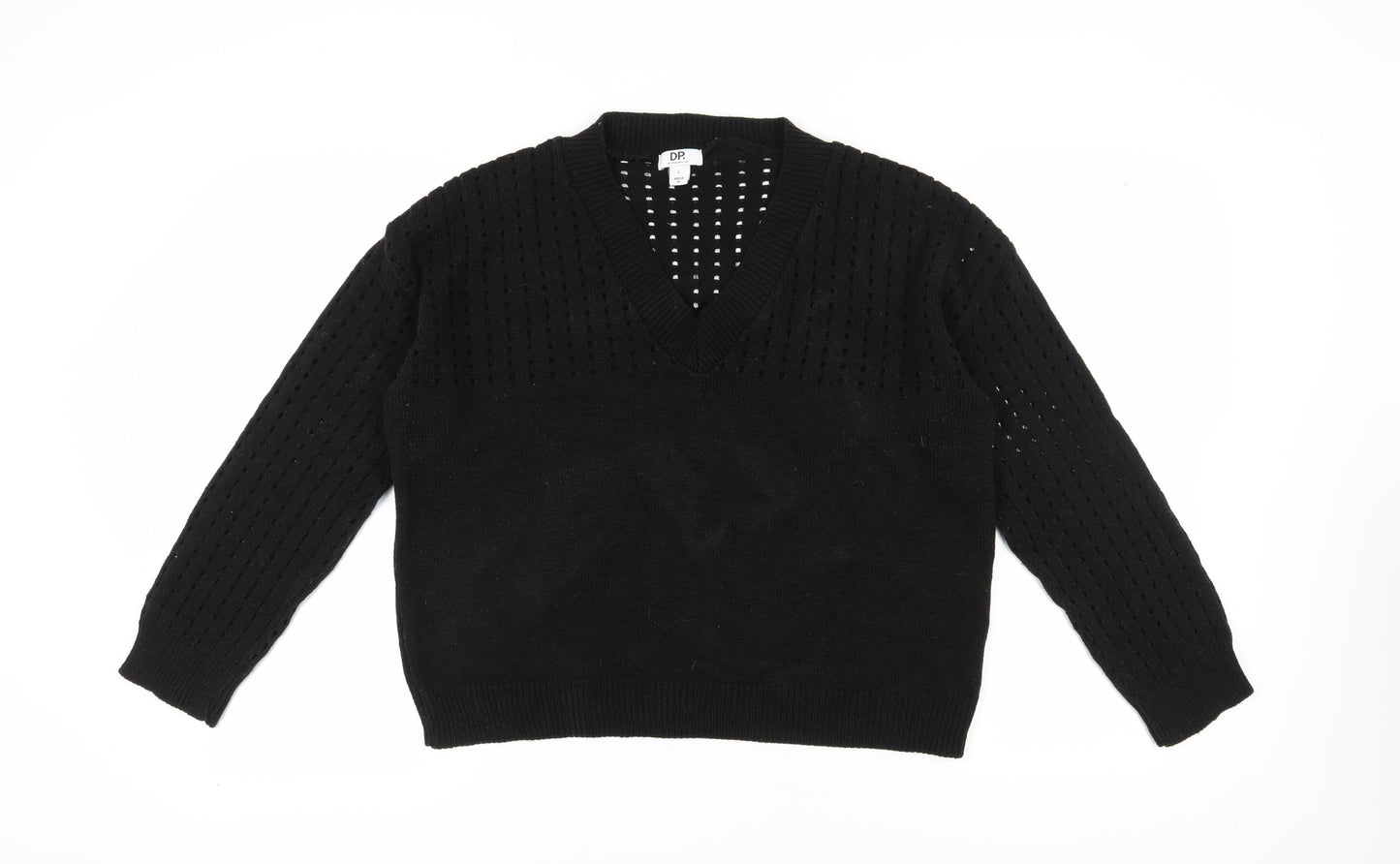 Dorothy Perkins Women's Black V-Neck Pullover Jumper