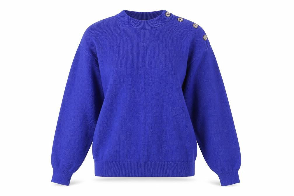 Marks and Spencer Women's Blue Pullover Jumper Size S