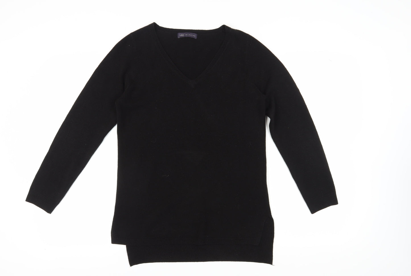 Marks and Spencer Women's Black V-Neck Pullover Jumper