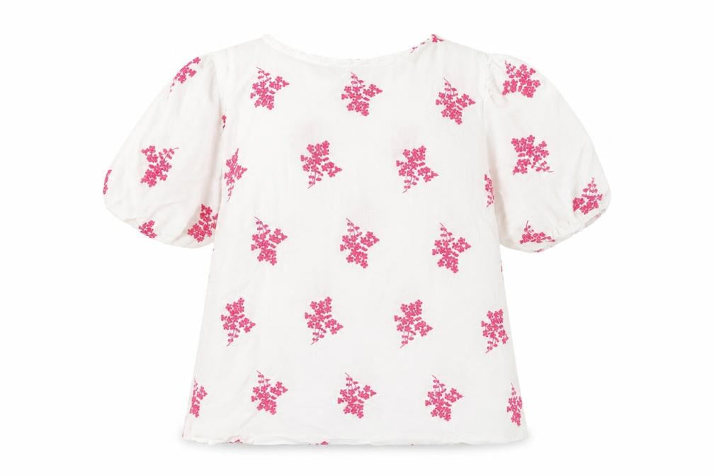 Womens UK Size S VERO MODA White Cotton Blouse