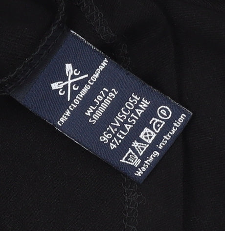 Crew Clothing Black Long Sleeve Women's Dress Size 14